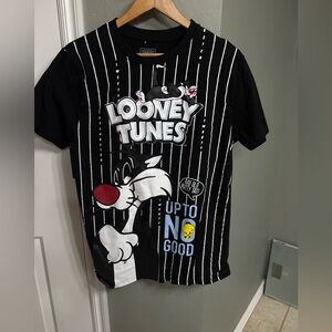 Warner Bros. Black and White Sylvester Looney Tunes Tee